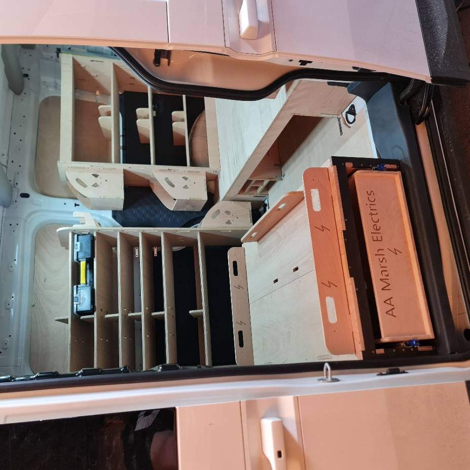 Kia PV5 Volt Slider small tool drawer lightweight van storage solution UK