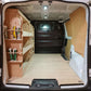 Toyota Proace driver side van racking shelving set made from strong 12mm plywood for tools, power tools and equipment storage