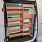 Toyota Proace MWB van racking layout with raised floor Set 16