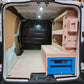 Toyota Proace MWB false floor with racking installed, Set 9