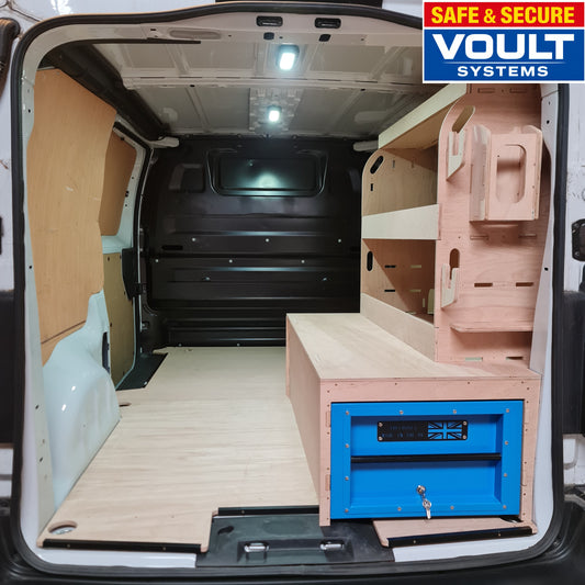 Toyota Proace MWB false floor compatible with Vault drawer system, Set 9