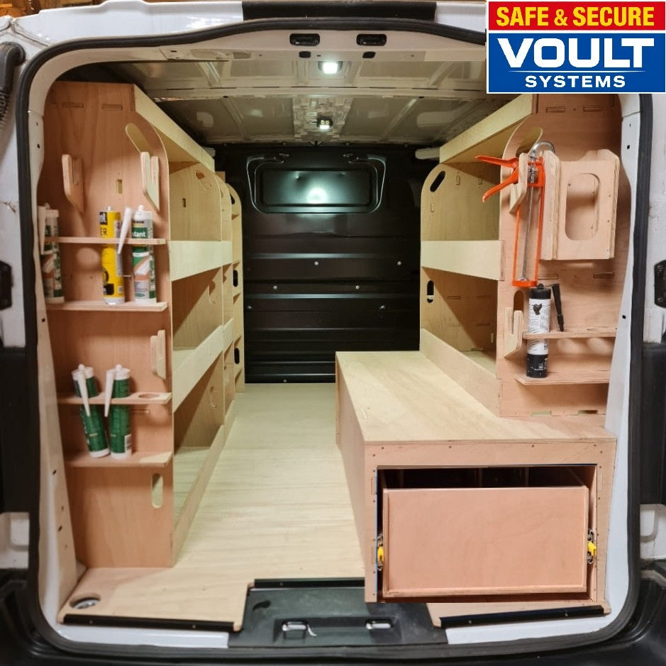 Close‑up of Toyota Proace MWB false floor construction Set 16