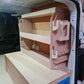Rear view of Toyota Proace MWB false floor and racking Set 16