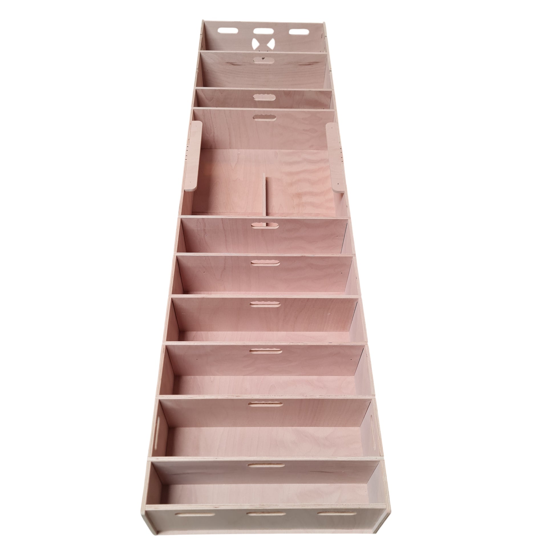 Toyota Proace tool storage drawer organiser with flexible compartments for DeWalt tools, screwdrivers, drill bits, fixings and construction accessories