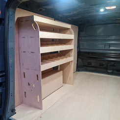Tool storage layout on Toyota Proace false floor racking, Set 11.