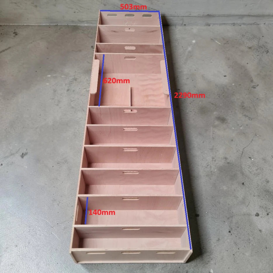 Vauxhall Vivaro raised floor with full-length drawer storage