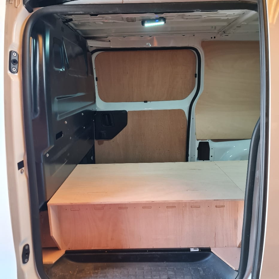 Vauxhall Vivaro drawer false floor for tools, pipes, levels and fittings