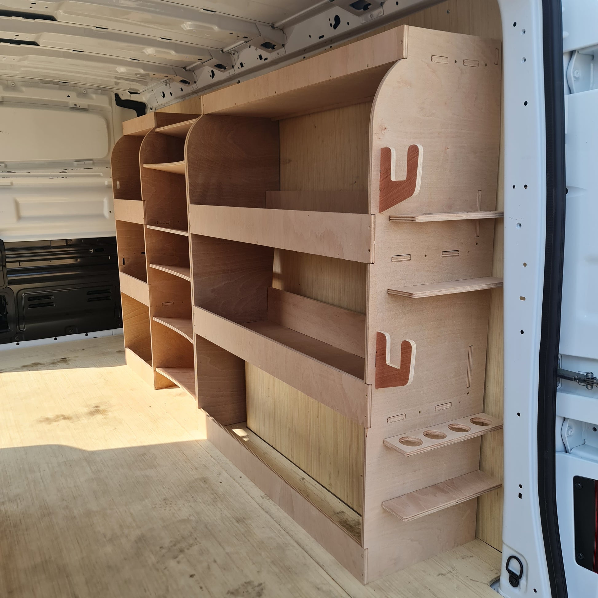 Integrated silicone tube storage section designed to hold up to 8 tubes securely