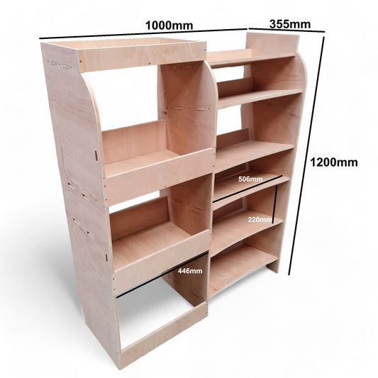 Integrated silicone tube storage section holding up to 8 tubes securely