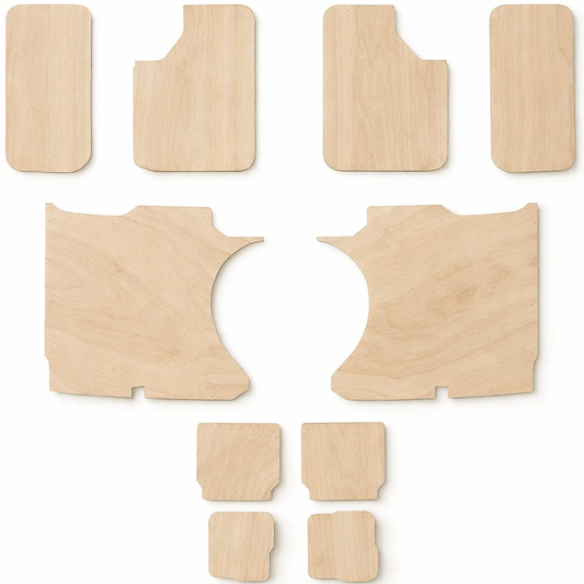 Vauxhall Vivaro SWB ply lining kit for twin sliding side doors