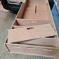 Vauxhall Vivaro underfloor twin drawer storage for tools, pipes and fittings
