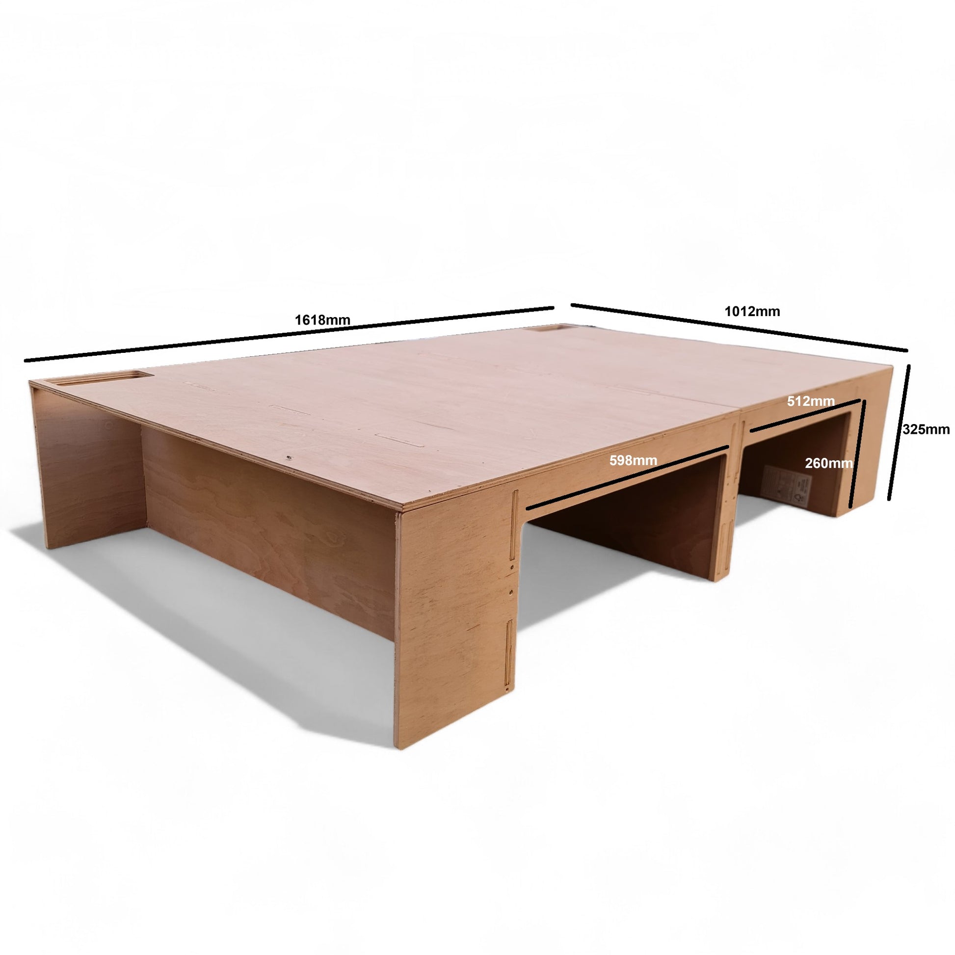 Vauxhall Vivaro modular raised floor system removable two piece design